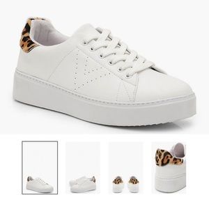 White Platform Sneakers